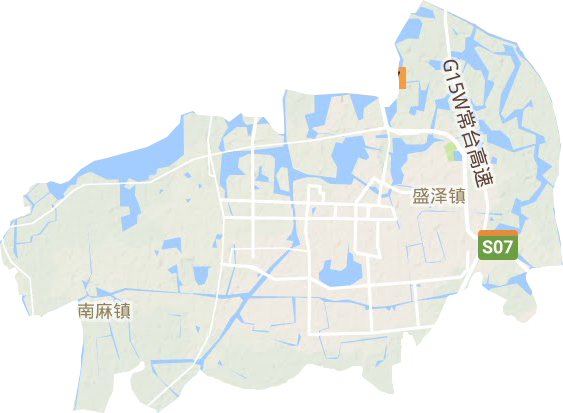 盛泽镇地形图