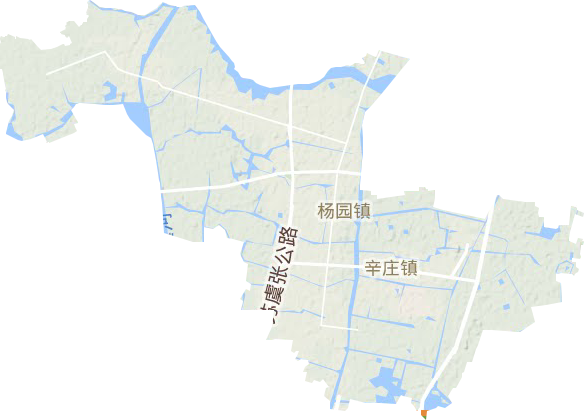 辛庄镇地形图