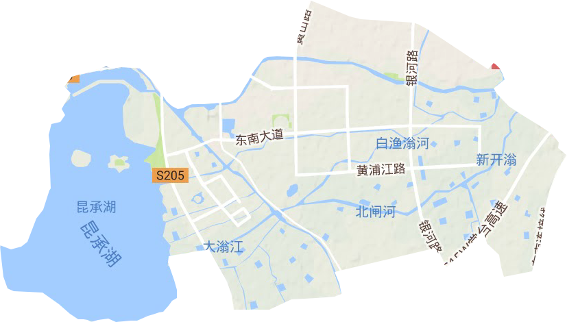 江苏省常熟高新技术产业开发区地形图