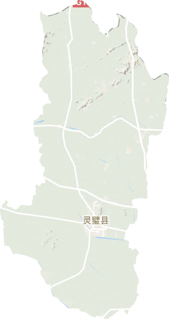 灵璧县地形图