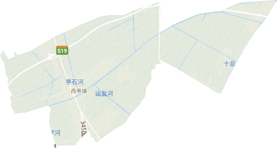 西亭镇地形图