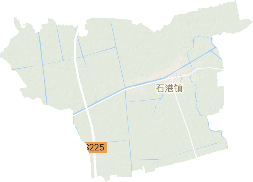 石港镇地形图