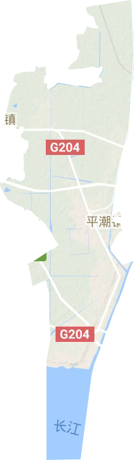 平潮镇地形图