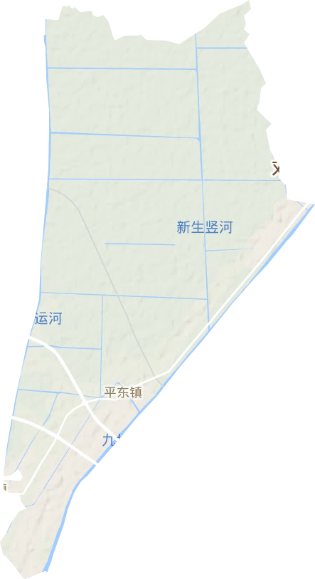 平东镇地形图