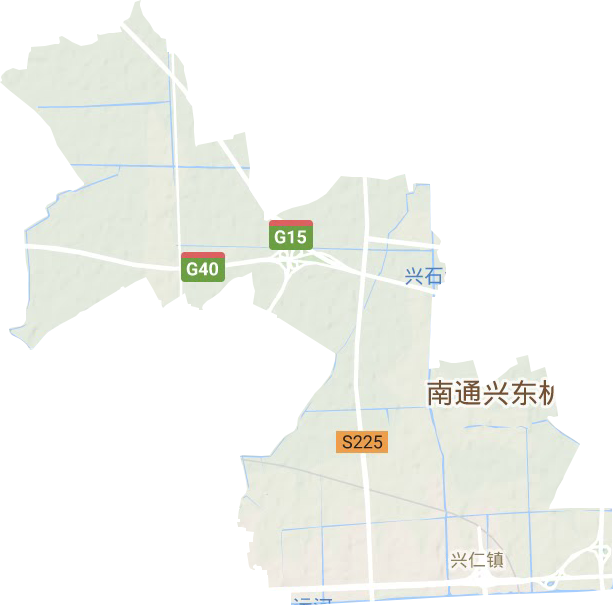 兴仁镇地形图