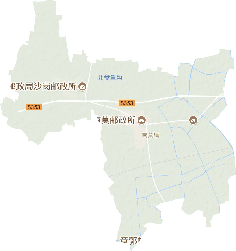 南莫镇地形图