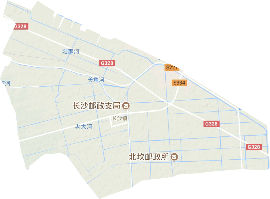 长沙镇地形图