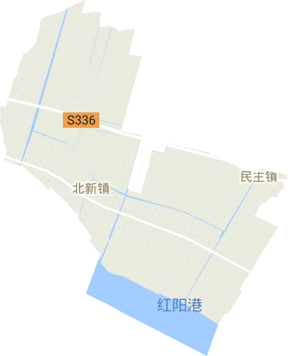 北新镇地形图