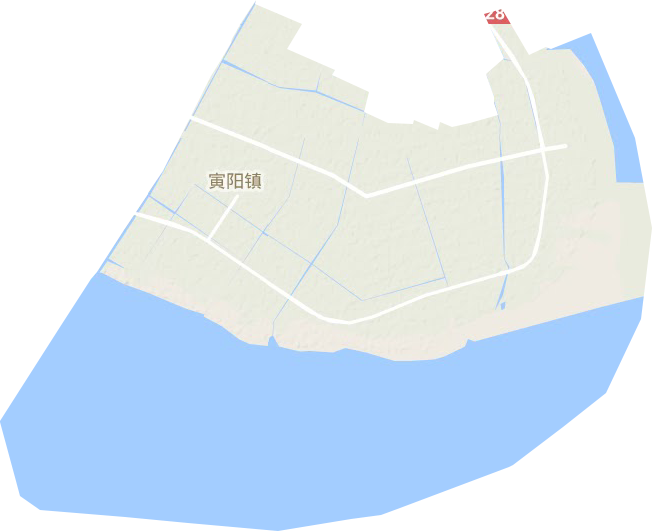 寅阳镇地形图