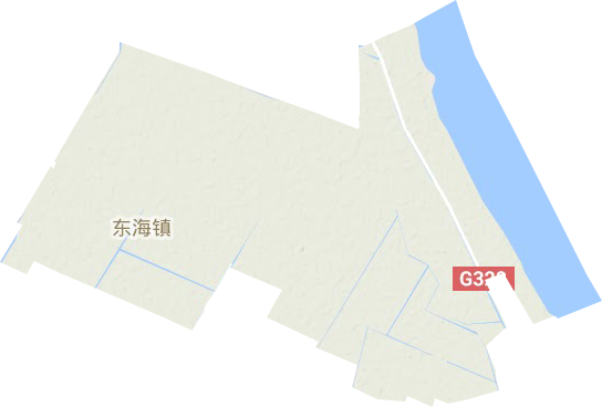 东海镇地形图