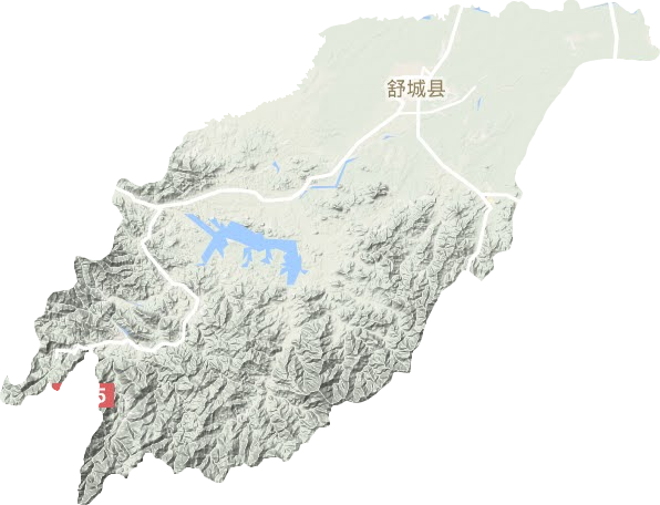 舒城县地形图