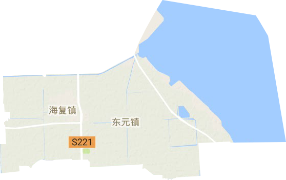 海复镇地形图