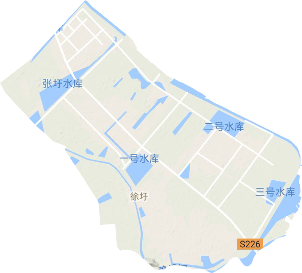 徐圩街道地形图
