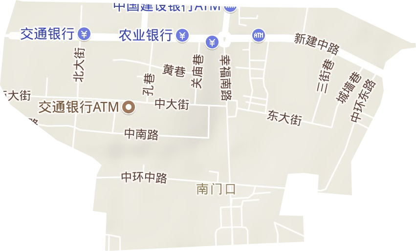 海州街道地形图