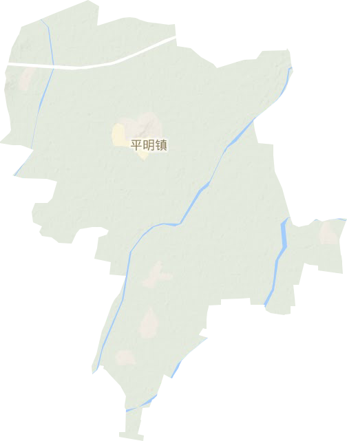 平明镇地形图