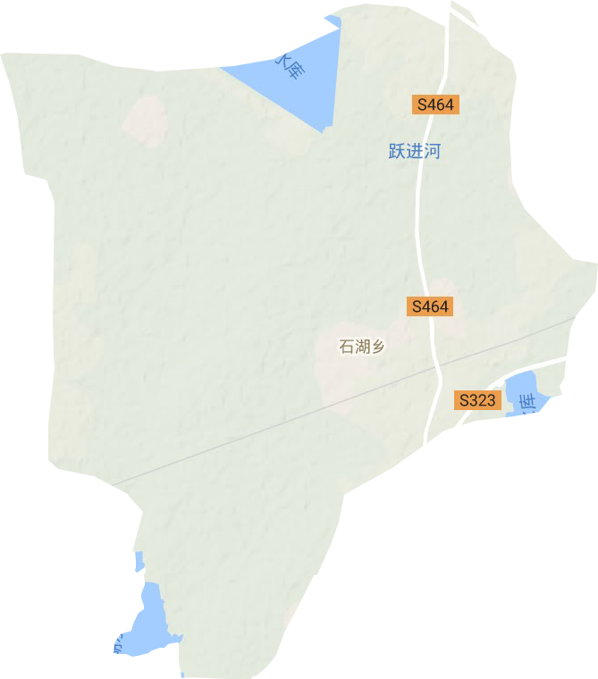 石湖乡地形图