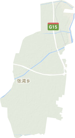 张湾乡地形图