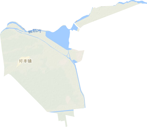 圩丰镇地形图