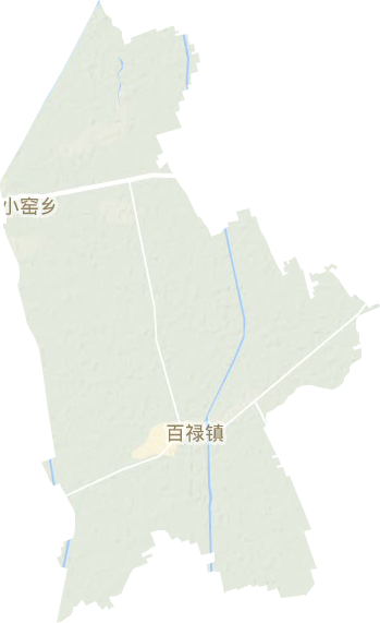 百禄镇地形图