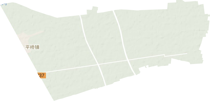 平桥镇地形图