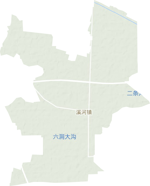 溪河镇地形图