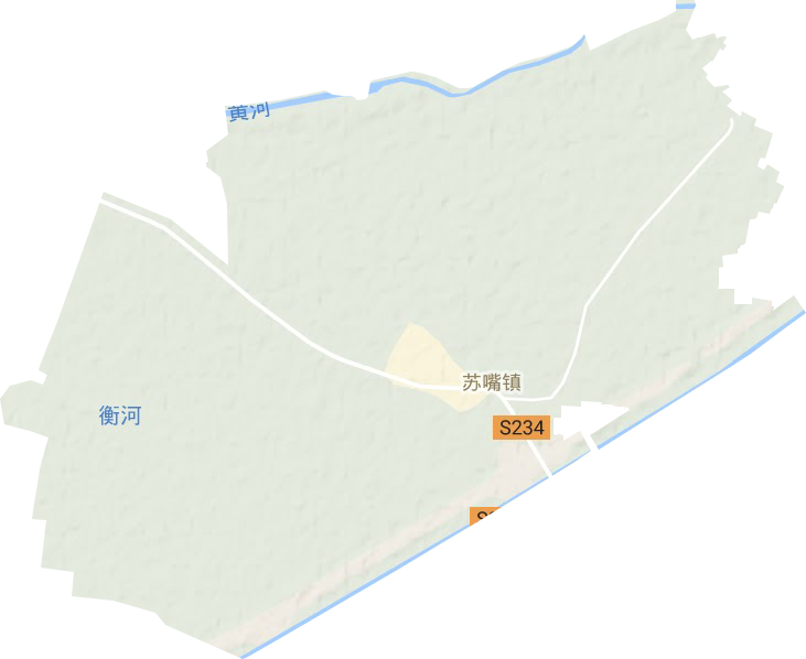苏嘴镇地形图