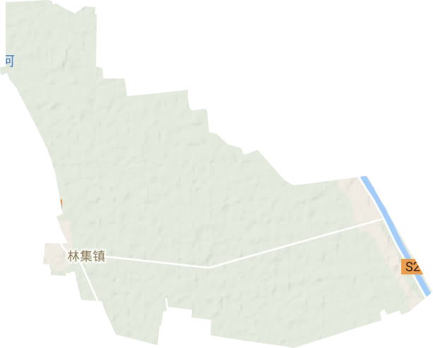 林集镇地形图