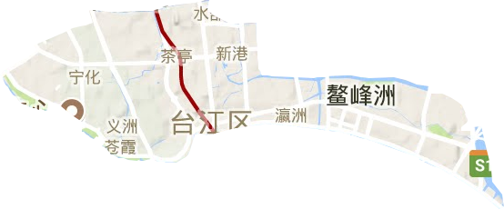 台江区地形图