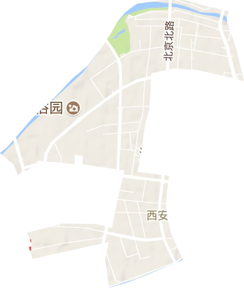 柳树湾街道地形图