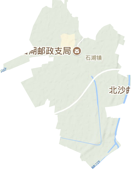 石湖镇地形图