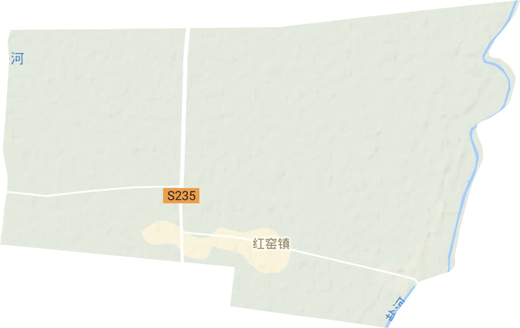 红窑镇地形图