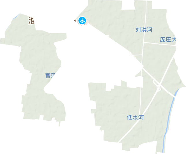 机场产业园区管委会地形图