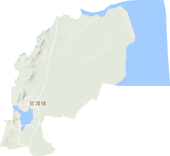 官滩镇地形图