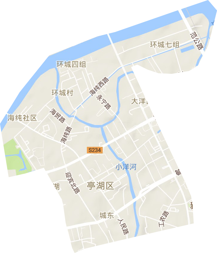 毓龙街道地形图