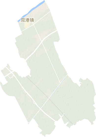 双港镇地形图