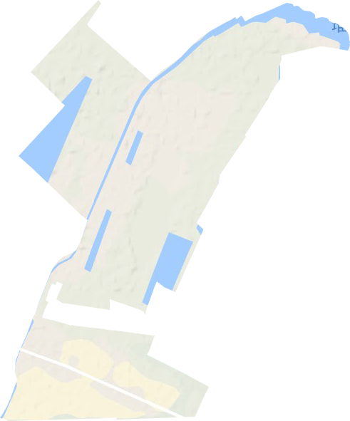 开发区沿海工业园地形图