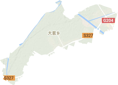 滨海县现代农业产业园区地形图
