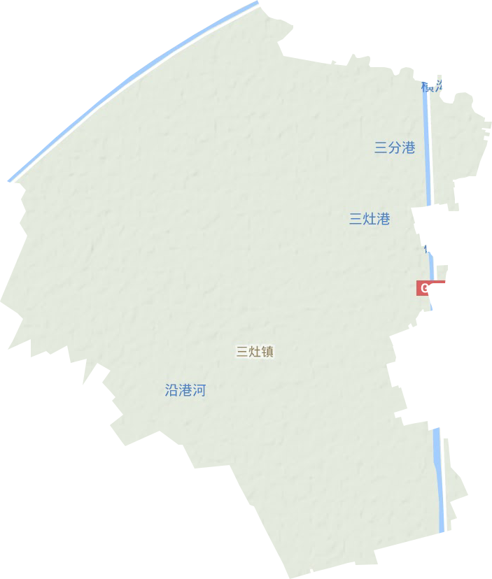 三灶镇地形图