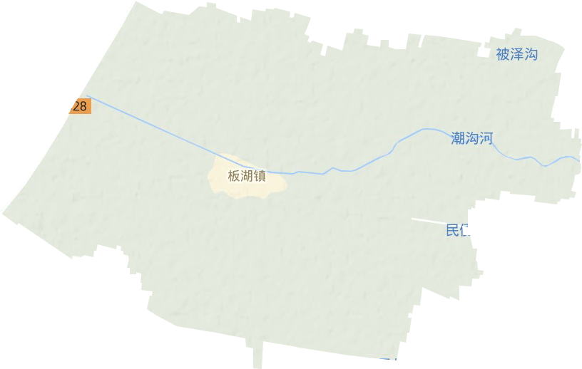 板湖镇地形图