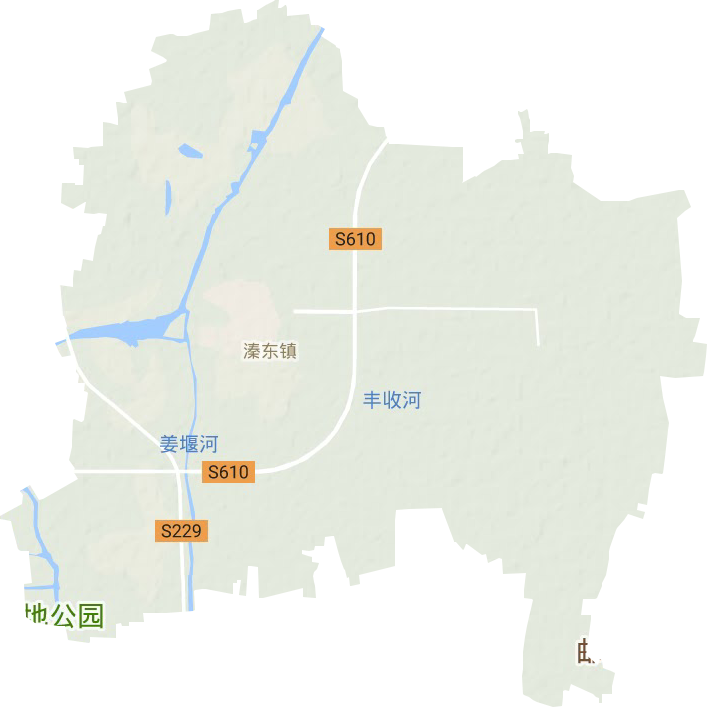 溱东镇地形图