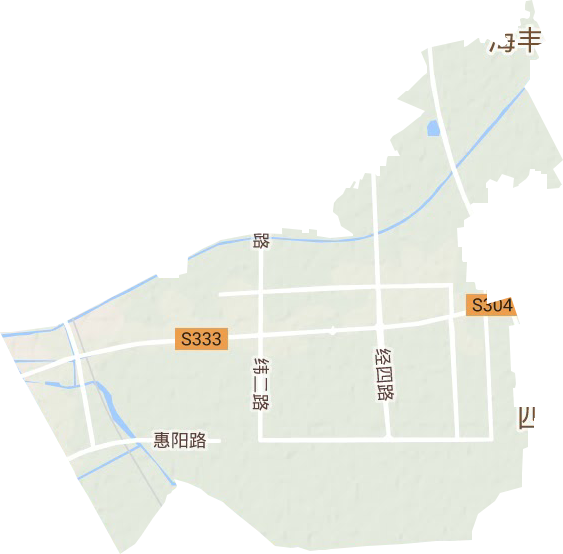 城东新区地形图