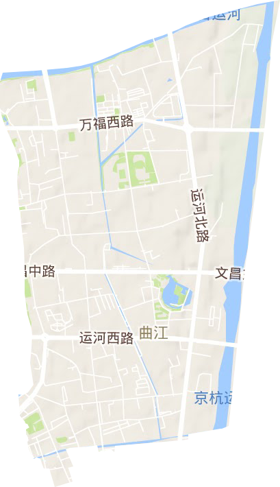 曲江街道地形图