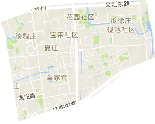 文汇街道地形图