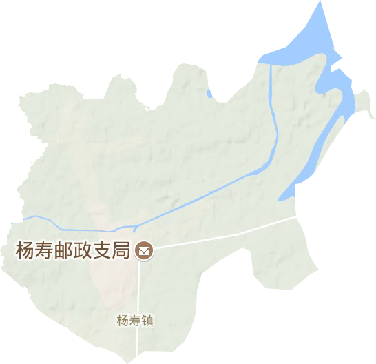 杨寿镇地形图