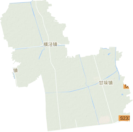 甘垛镇地形图