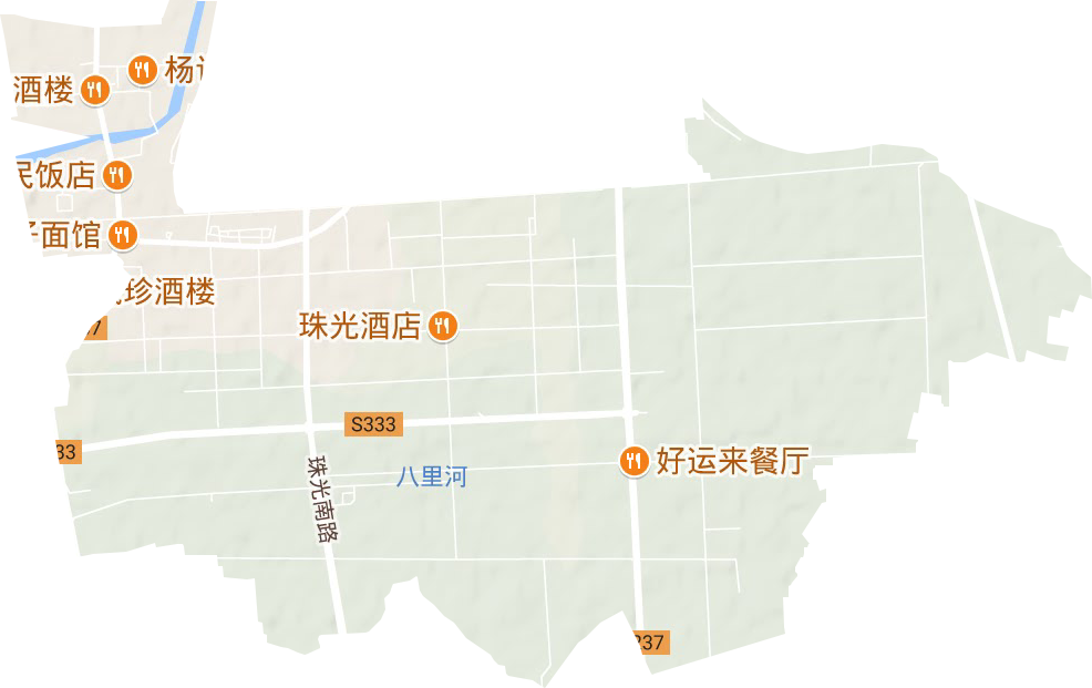 城南经济新区地形图