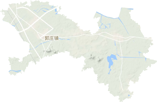 郭庄镇地形图