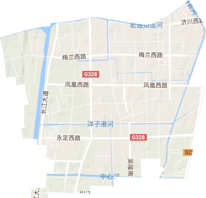 明珠街道地形图