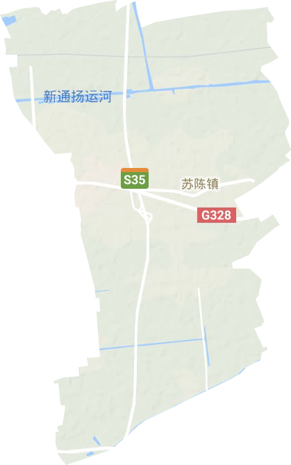 苏陈镇地形图