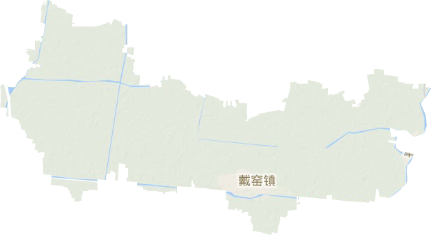 戴窑镇地形图